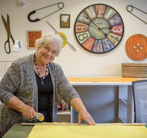 Orchard Ridge woman quilting