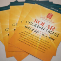Solar array ribbon cutting invitation