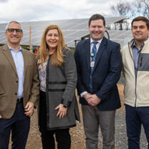 John Loop and Cyndi Walters at ribbon cutting